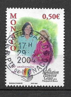 Timbres Oblitérés De Monaco N°2425 Yt, 2004, Fondation Princesse Grace, Stéphanie De Monaco - Gebraucht