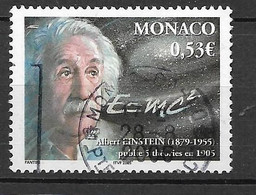 Timbres Oblitérés De Monaco N°2484 Yt, 2005, Albert Einstein, E=MC2 - Oblitérés