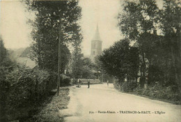 Traubach Le Haut * Rue Et Vue Sur L'église - Sonstige & Ohne Zuordnung