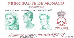 Timbres Oblitérés De Monaco BF N°90 Yt, 2004, Non Dentelé, MonacoPhil 2004, Hommage à Grace, Patricia Kelly - Oblitérés