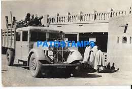 181270 AFRICA NIGER ZINDER ZENGOU RELAY & AUTOMOBILE TRUCK HOGGAR LINE POSTAL POSTCARD - Niger