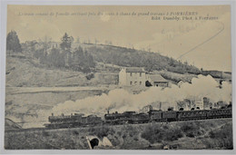 CPA 1909 Forrières, Nassogne. Train Venant De Jemelle Arrivant Près Des Fours à Chaux. - Nassogne