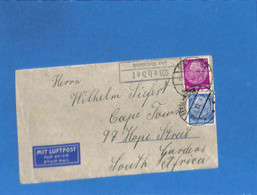 Allemagne Reich 1937 Lettre Aérienne De Berlin Vers L'Afrique Du Sud (G4963) - Briefe U. Dokumente