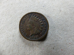 Etats Unis 1 Cent  1864 - 1859-1909: Indian Head