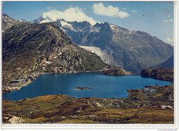 GRIMSEL - Passhöhe, Rhonegletscher, Glacier, Gletscher, Galenstock , Panorama - Lens