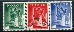 NORWAY 1950 900th Anniversary Of Oslo Used.  Michel 348-50 - Used Stamps