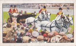 Racing Scenes 1938 - 1 Royal Ascot  - Gallaher Cigarette Card - Original - Horses - Gallaher