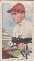 Racing Scenes 1938 - 18 Gordon Richards - Gallaher Cigarette Card - Original - Horses - Gallaher