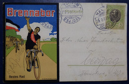 Vélo - Bicyclette - Cycle - Fahrrad - BRENNABOR - Bestes Rad - Pub - Publicité - Werbung - 1909 - Publicité