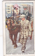 Racing Scenes 1938 - 22 Pearly King & Queen  - Gallaher Cigarette Card - Original - Horses - Gallaher