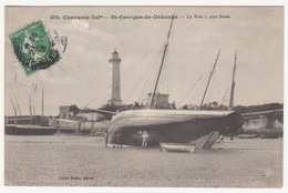 CPA 17 ST GEORGES DE DIDONNE – Braun N° 2074 – Le Port à Mer Basse - Saint-Georges-de-Didonne