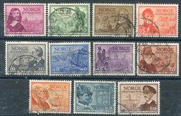 NORWAY 1947 Tercentenary Of Norwegian Post Used.  Michel 323-33 - Oblitérés