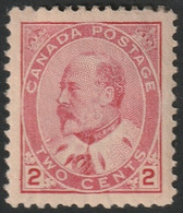 Canada 1903 Sc 90 Mi 78 Yt 79 MH* Stained Top Perfs - Ungebraucht