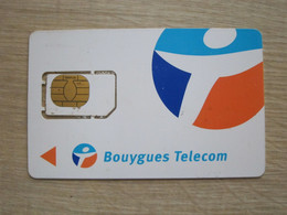Bouygues Telecom GSM SIM Card, Chip Moved - Unclassified