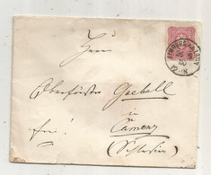 JC, Lettre Allemagne , LIMBURG A.d. Lahn , 1880 , CAMENZ SCHLESIEN , Cachet De Cire, 3 Scans - Lettere