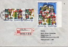 SUEDE 1986 - Storia Postale