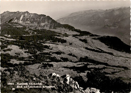 Mattstock Bei Amden - Blick Auf Leistkamm, Arvenbüel (10907) - Amden