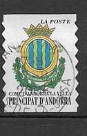 Timbres Oblitérés D'Andorre  ,2000, N°528 Yt, Armoiries, D'Andorre La Vieille - Gebruikt