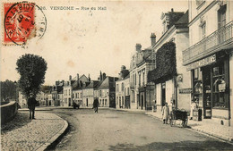 Vendôme * 1907 * Rue Du Mail * Commerce Magasin Automobiles Cycles - Vendome