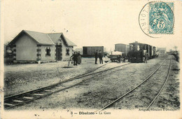 Dhuizon * 1907 * La Gare * Train Locomotive Machine * Ligne Chemin De Fer Loir Et Cher - Altri & Non Classificati