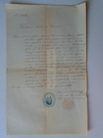 ZA389.2  Old Document, Croatia  Osijek  -  Diakovár   Đakovo - Babits  - 1875 - Naissance & Baptême