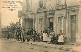 Vendome * Hôtel Du Chemin De Fer Tenu Par RENARD * Restaurant * Devanture Commerce * Passage à Niveau - Vendome