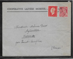 France - Marianne De Dulac - Lettre - 1944-45 Marianne Of Dulac