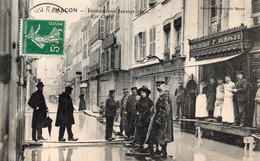 CPA De MACON -Innodations De Janvier 1910. - Macon