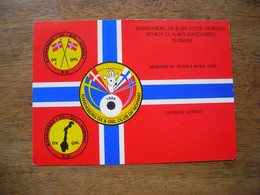 QSL Norway Norveige Randaberg Carte Cibi, Drapeau, Renne Reindeer - CB
