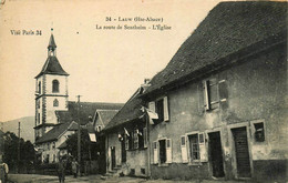 Lauw * La Route D E Sentheim * Vue Sur L'église Du Village - Sonstige & Ohne Zuordnung