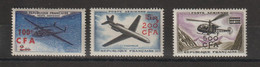 Réunion 1961 Prototypes PA 58-60 3 Val ** MNH - Luftpost