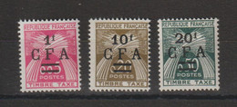 Réunion 1962-64 Série Taxe 45-47 3 Val **  MNH - Timbres-taxe