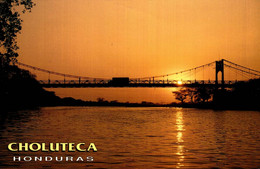 HONDURAS CHOLUTECA  ATARDECER SOBRE EL PUENTE - Honduras