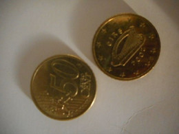 2 Pièces 50 Centimes EURO - IRLANDE 2004 2002 - Ont Circulé - Lots & Kiloware - Coins