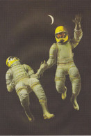 Postcard - The Night Sky - Dummies In Space Suits Used To Test Weightlessness, Aug1955 New - Astronomie