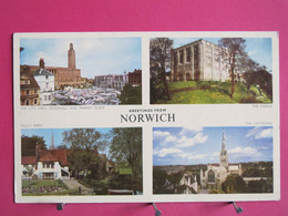 Visuel Pas Très Courant - Angleterre - Greetings From Norwich - R/verso - Norwich