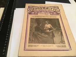 Bernadette Revue Hebdomadaire Illustrée Rare 1926 Numéro 141 Leçon De Lessivage Présence D’esprit - Bernadette