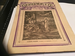 Bernadette Revue Hebdomadaire Illustrée Rare 1926 Numéro 140 Sainte-Marie Le Grenadier La Ramée - Bernadette