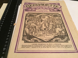 Bernadette Revue Hebdomadaire Illustrée Rare 1926 Numéro 161 L’aventure D’Henri - Bernadette