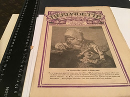 Bernadette Revue Hebdomadaire Illustrée Rare 1926 Numéro 154 Fille Avec Poupée La Guérison De Lucien Cochon - Bernadette