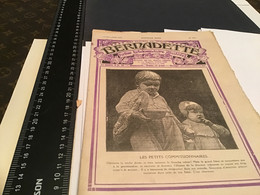 Bernadette Revue Hebdomadaire Illustrée Rare 1927 Numéro 244 Les Petits Commissaires Le Petit Bateliers - Bernadette