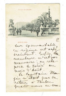 ESPAGNE BARCELONA Paso De Colon  Carte Précurseur 1899 Plan Peu Courant - Barcelona