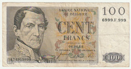 100 Francs - Banque Nationale De Belgique 06 - 06 - 1955 - 100 Francos