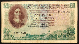 Sud Africa South Africa 5 Pounds 1948 Mb/bb Pressato LOTTO 3824 - Afrique Du Sud
