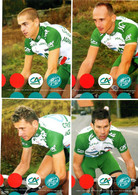 Cyclisme --vélo-- 2005--équipe CREDIT AGRICOLE --Lot De  9  Cartes Publicitaires......Références + Palmarès.....à Saisir - Cyclisme