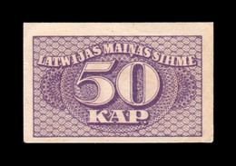 Letonia Latvia 50 Kapeikas 1920 Pick 12 SC- AUNC - Letonia