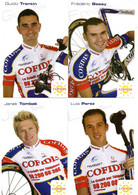 Cyclisme-vélo-- 2005-équipe COFIDIS--Lot De  8 Cartes Publicitaires..Réf  + Palmarès +spécimens Autographes.....à Saisir - Cycling