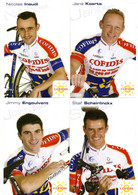 Cyclisme-vélo-- 2005-équipe COFIDIS--Lot De 9  Cartes Publicitaires..Réf  + Palmarès +spécimens Autographes.....à Saisir - Cycling