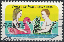 France 2020 Oblitéré Used Carnet Vacances Espace Soleil Liberté Troisième Timbre Y&T 1879 SU - Used Stamps
