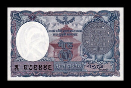 Nepal 1 Mohru 1953-1960 Pick 1b Sign 3 SC UNC - Népal